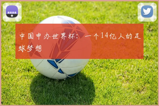 中国申办世界杯：一个14亿人的足球梦想
